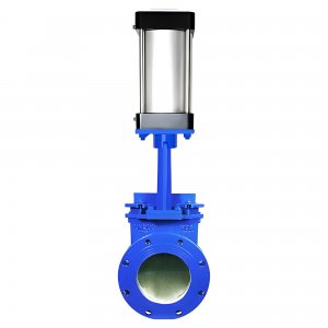 氣動(dòng)刀閘閥PZ673Y-16C，DN250（介質(zhì)灰渣混合