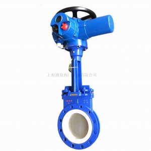 電動刀閘閥DMZ973X-10Q   DN200泥漿、空氣、渣