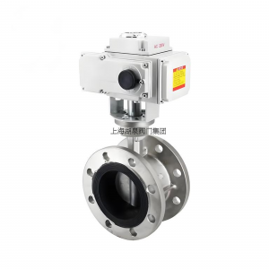 dn100不銹鋼電動法蘭蝶閥開度調節